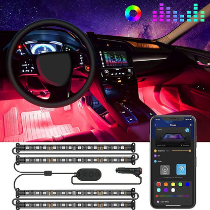 Application Bluetooth pour kit LED intérieur de voiture