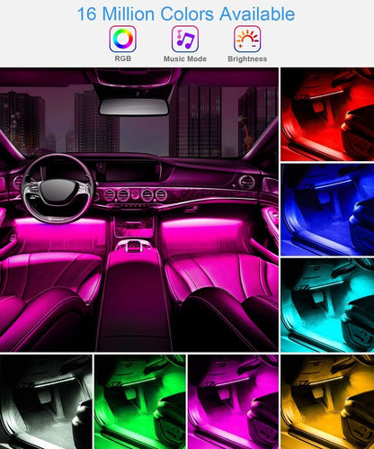 Car Interior LED Kit Bluetooth App